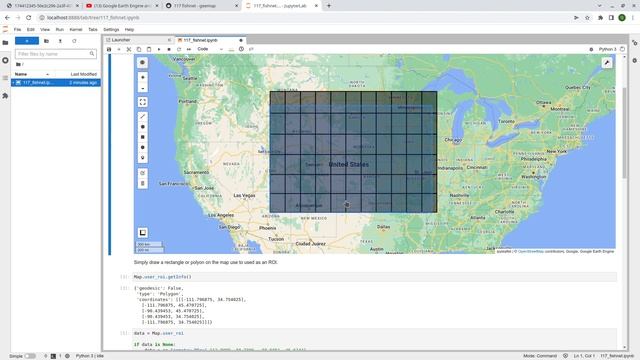 GEE Tutorial 117 - Creating a fishnet based on a polygon смотреть онлайн