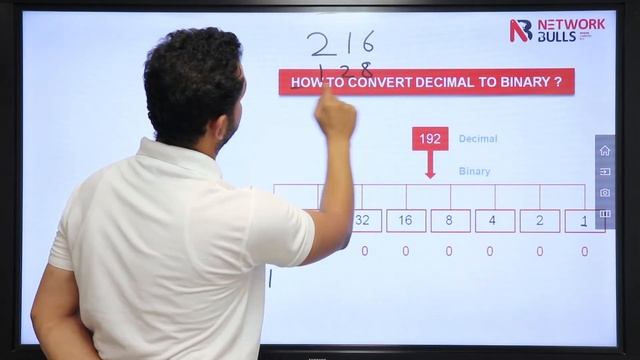 CCNA 200 - 301 Lesson - 17: How to Convert Decimal to Binary смотреть онлайн