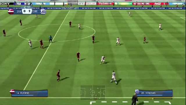 FIFA Digital World Cup 2014 Qualification: Latvia - Greece смотреть онлайн