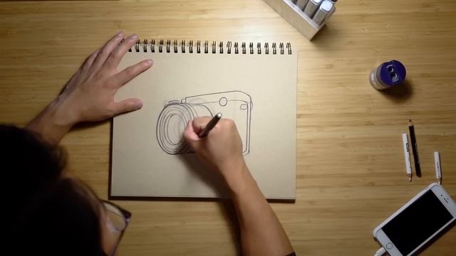 Product Design Sketching Tutorial - Leica Q смотреть онлайн
