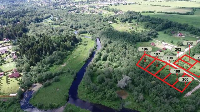 Продажа участков у воды от 15 до 75 соток возле реки Оредеж, Поселок Выра смотреть онлайн