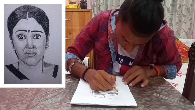 TMKOC_FanClub on Twitter: "#sketch of #dayaben by #UpadhyayJignesh ... смотреть онлайн