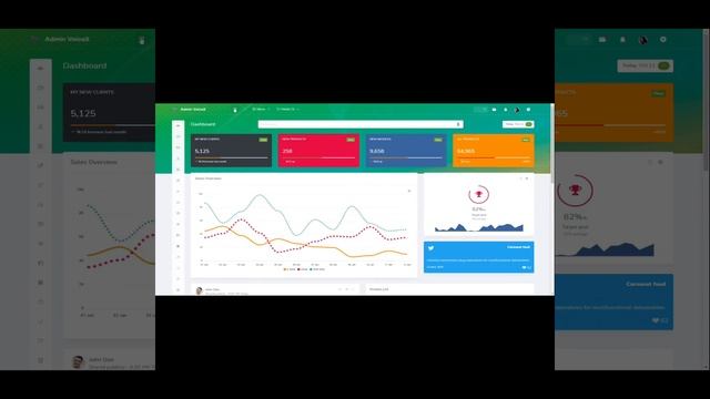 Voice - Responsive Bootstrap Admin Dashboard Template смотреть онлайн