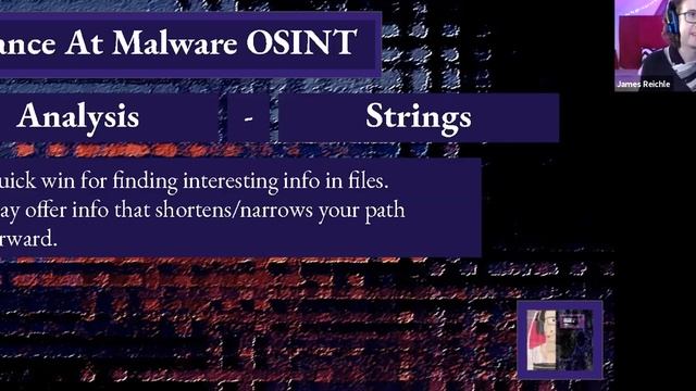 A Glance At Malware OSINT with James Reichle смотреть онлайн