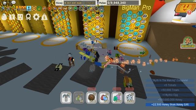 ПОЛУЧИЛ МИФИЧЕСКОЕ ЯЙЦО! | ROBLOX BEE SWARM SIMULATOR | РОБЛОКС смотреть онлайн