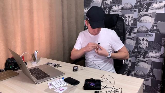 Петличка микрофон Purple Punda распаковка смотреть онлайн