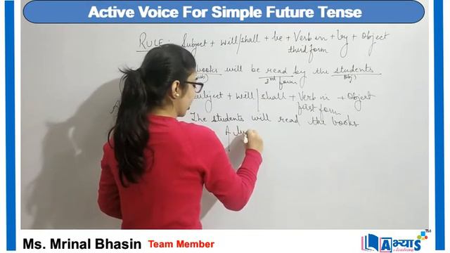 Active Voice For Simple Future Tense | English | Active Passive Voice | Ms. Mrinal | Abhyas Academy смотреть онлайн