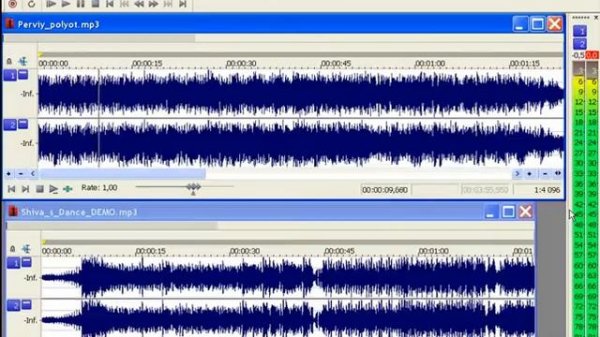 1  Знакомство с программой Sound Forge Pro 10  Интерфейс