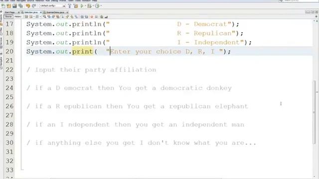 Java if else Cascaded if else смотреть онлайн