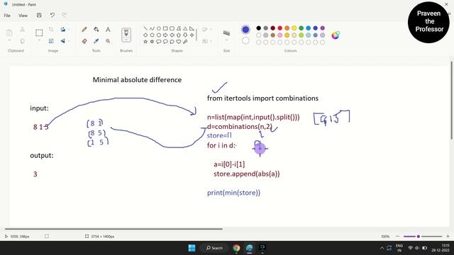 minimal difference in python смотреть онлайн