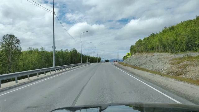 2023.07.04. Погода Петербург. 12:18. +14°. Солнечно. Корзуново - Заполярный. Едем в Никель. смотреть онлайн