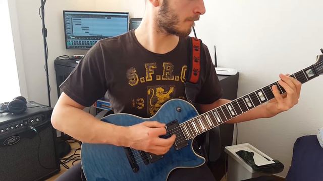 Epsilon Divided - "What If" guitar playthrough смотреть онлайн