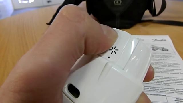 Danfoss. Клапан терморегулятора. Термоголовка. смотреть онлайн