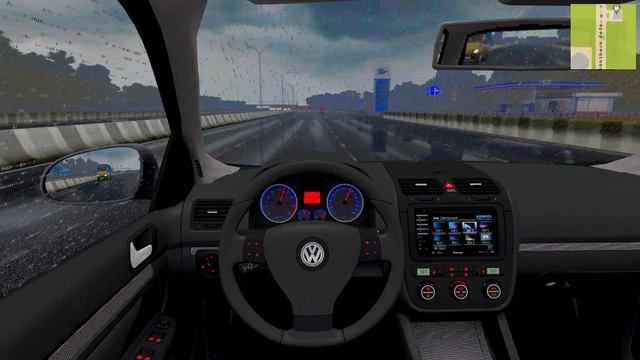 | City Car Driving | VW Golf 5 2.0 FSI | 70-145 km/h in 4th gear | My reshade preset released ! | смотреть онлайн