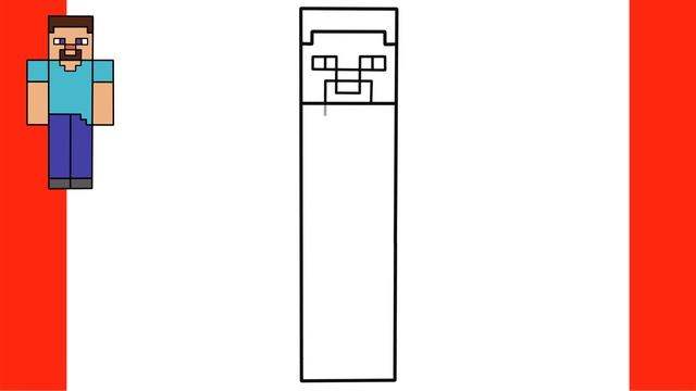 How to Draw STEVE MINECRAFT - Very Easy смотреть онлайн