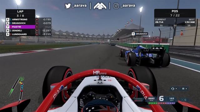 NEW DLC FOR THE F1 2021 GAME! ABU DHABI FEATURE RACE F2 2021 GAMEPLAY! смотреть онлайн