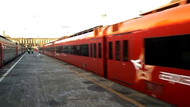 Отправление ЭД4МКМ-АЭРО-0005 со станции Москва-Павелецкая смотреть онлайн