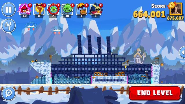 Angry Birds Friends. Snowmageddon 9. 3 stars. Passage from Sergey Fetisov смотреть онлайн