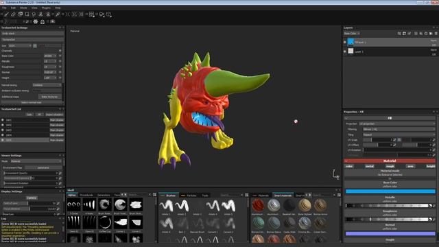Easy UDIMs - Substance Painter & 3dsMax 2017 Multi tile Tutorial смотреть онлайн