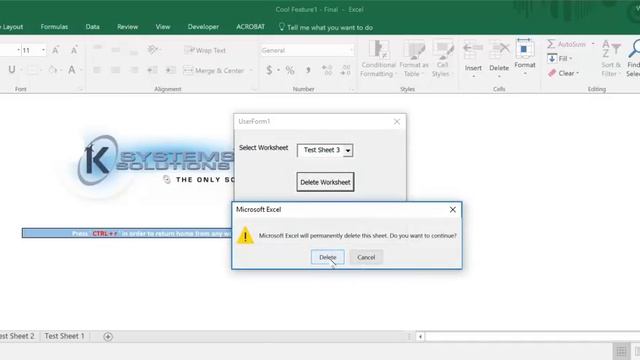 Excel Application - Cool Features 1