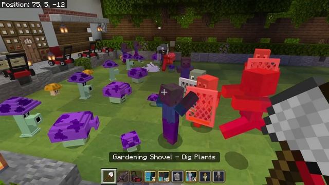 Minecraft: Plants vs. Zombies Day Night Lawn (New) смотреть онлайн