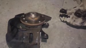 Замена кулака со ступицей