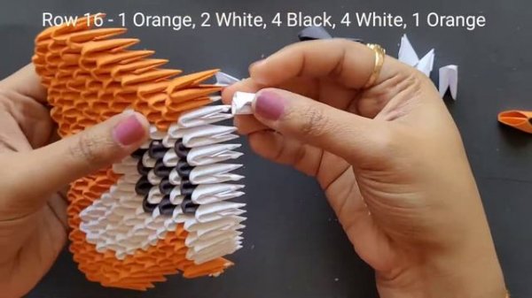 3d origami guitar 🎸l How to make  3d origami  guitar