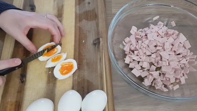 Olivje Salat/Olivier Salat (Оливье) | Russischer Salat | Kartoffelsalat | Russische Rezepte