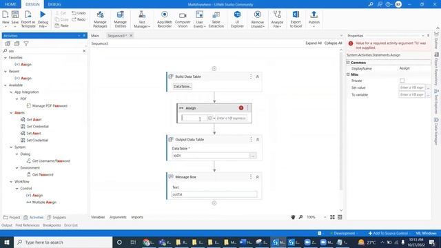 Skip first few rows in a data table with Just using assign activity in UiPath | смотреть онлайн