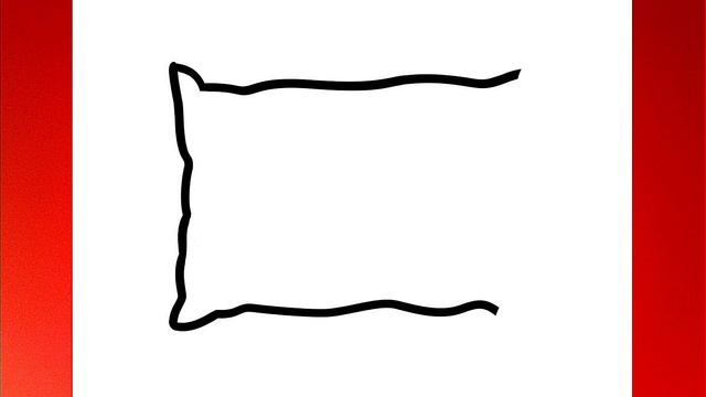 How to draw a Pillow easy step by step for beginners смотреть онлайн