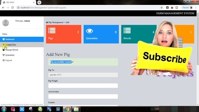 Online Farm Management System Project in PHP | MYSQLI | HTML | CSS - College Projects for CS смотреть онлайн