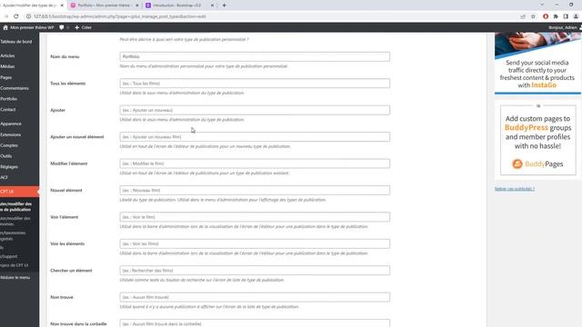 Tuto Je crée un Portfolio avec WordPress & Bootstrap - Episode 3 смотреть онлайн