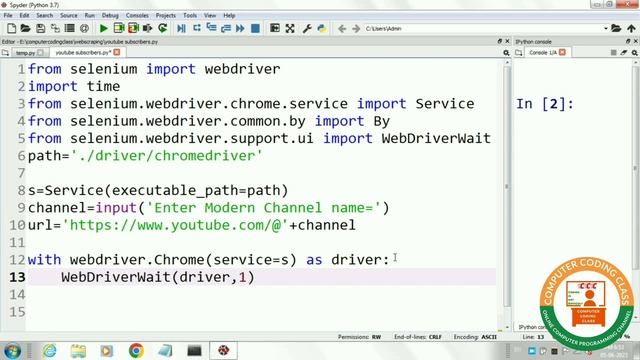 How to Get Live YouTube Subscribers Count | YouTube Automation using Selenium Webdriver смотреть онлайн