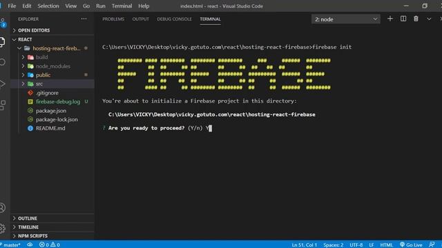 Firebase Hosting Tutorial ? - how to host free website (ReactJS) | Free SSL ? смотреть онлайн