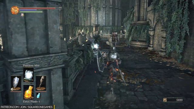 Dark Souls 3 Platinum Trophy Guide 08 / Cathedral of the Deep, High Wall of Lothric смотреть онлайн