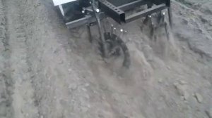 Ежи на минитрактор, испытание