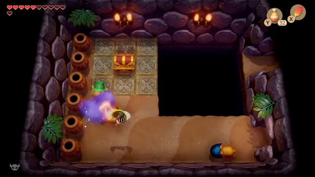 The Legend Of Zelda: Link's Awakening (2019). Часть 10 - Сомова пасть. Слизнеугорь