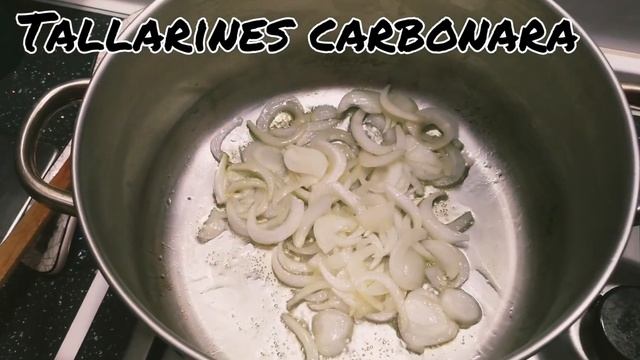 Spaghetti : Tallarines Carbonara / Спагети Карбонара (Food) Homemade смотреть онлайн