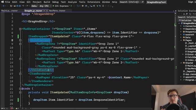 How To Drag And Drop W/ MudBlazor (NO Javascript) смотреть онлайн