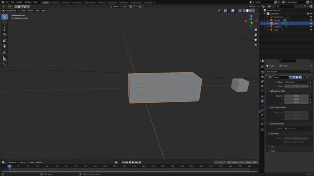 Array модификатор | Blender 2.9 смотреть онлайн