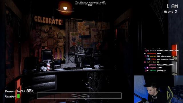 MAZELOVVV ИГРАЕТ: Five Nights At Freddy’s \ Мазеллов пугается в ФНАФ