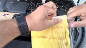 Замена воздушного фильтра на TOYOTA RAV4