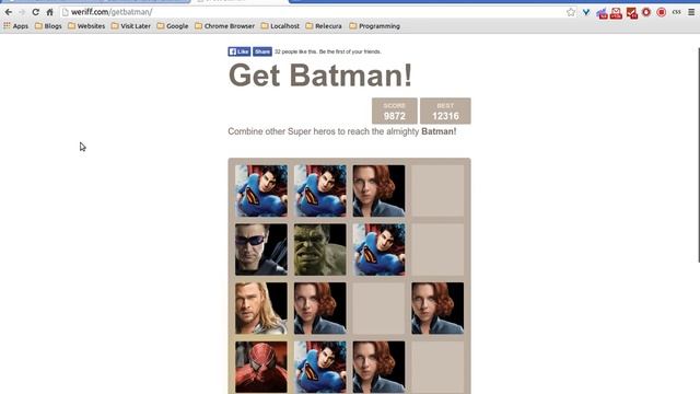 [ Get Batman ] 2048 Game Walkthrough смотреть онлайн
