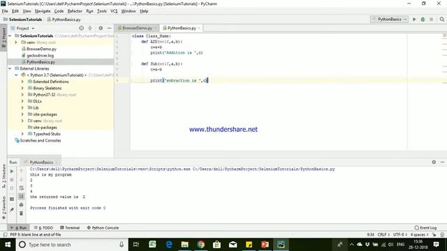 Python - Classes, Objects & Class Members | Selenium With Python Tutorial For Beginners смотреть онлайн