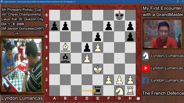 MY FIRST ENCOUNTER WITH A GRANDMASTER | Lyndon Lumancas vs GM Jayson Gonzales | French Defense смотреть онлайн
