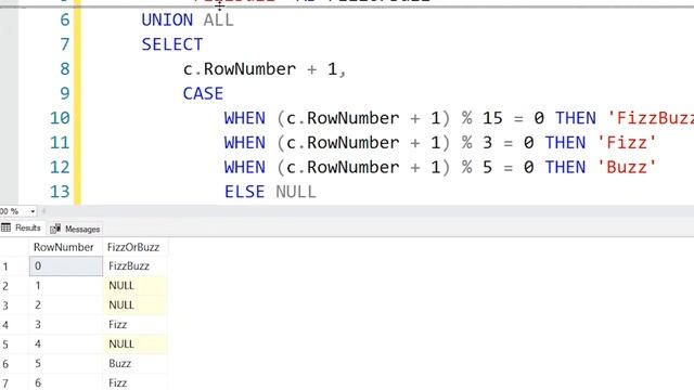 SQL Server Multiple Recursive Member CTEs смотреть онлайн
