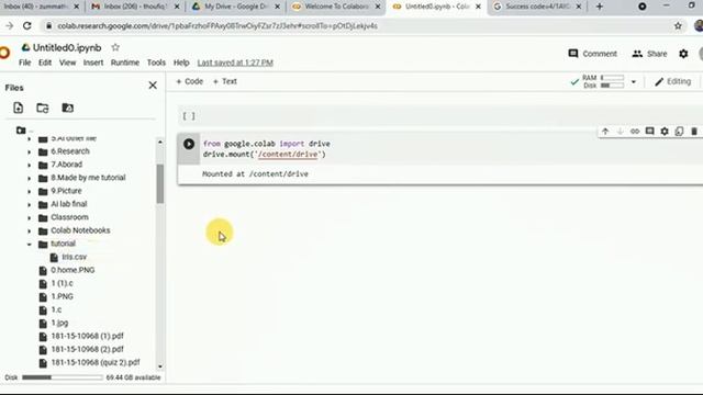 How to mount google drive in google colab and read dataset(Bangla) смотреть онлайн