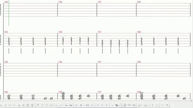 21 Guns Backing Track + Tabs смотреть онлайн