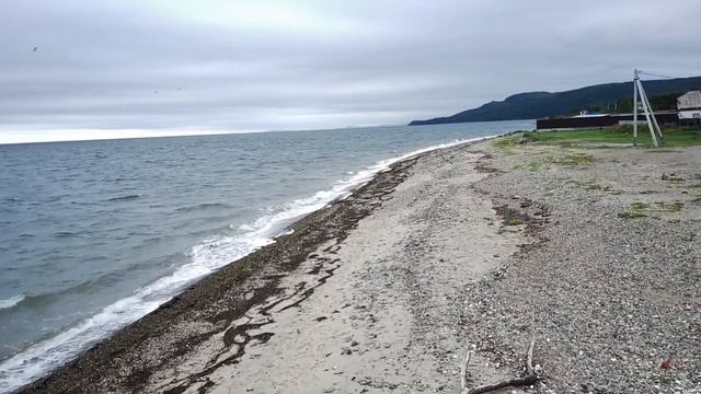 Приморский край, п.Береговое, мыс Песчаный, Амурский залив. Вид на г.Владивосток. Съёмки с дрона. смотреть онлайн