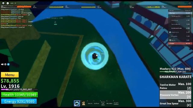 (Blox Fruits) Best Sand, Sharkman Karate combo смотреть онлайн